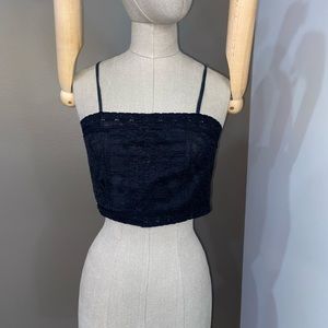 Lace crop top